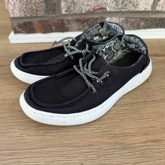 Bobs Casual Black Canvas women Shoes, 8 - Picture 3 of 10